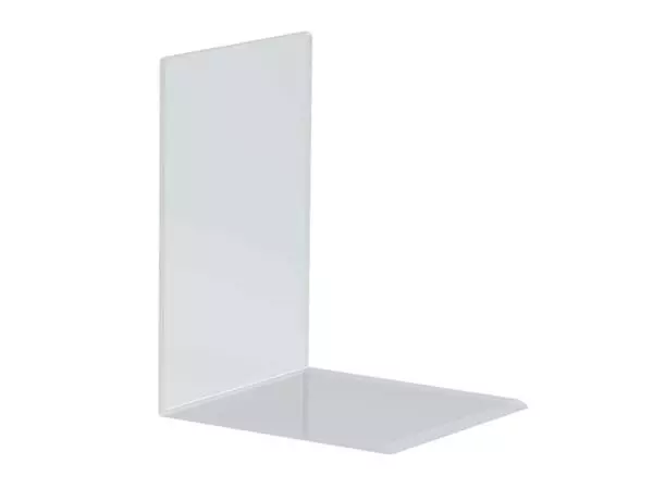 Een Boekensteun MAUL acryl 16x15x21cm set 2 glashelder koop je bij Supply Mij