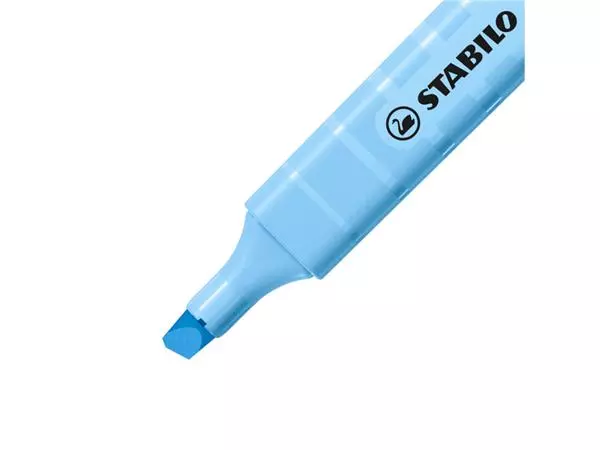 Een Markeerstift STABILO Swing cool 275/112 pastel luchtig blauw koop je bij Heering Office