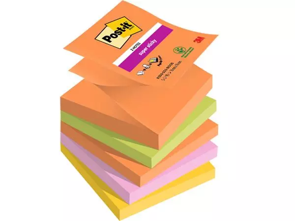 Een Memoblok Post-it Z-Notes R330 Super Sticky Boost koop je bij Egner kantoorspecialisten