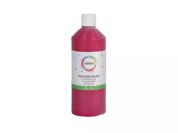 Een Plakkaatverf Qrea cyclaam 500ml koop je bij Company Supplies