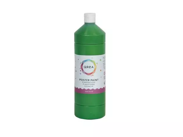 Buy your Plakkaatverf Qrea middengroen 1000ml at QuickOffice BV