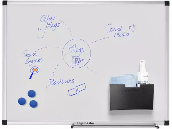 Een Whiteboard Legamaster UNITE PLUS 45x60cm koop je bij Peter Wind