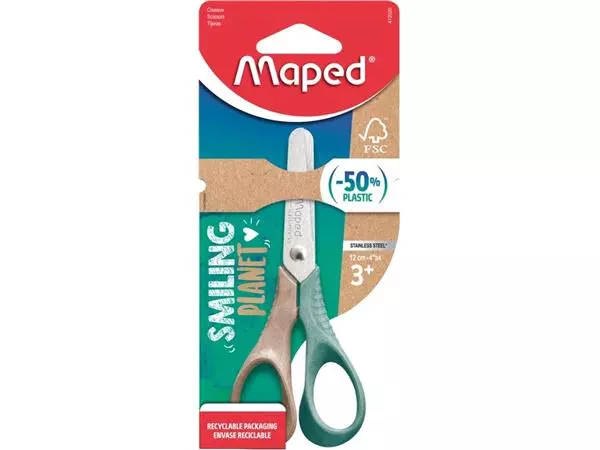 Een Schaar Maped Smiling Planet 12cm koop je bij Company Supplies