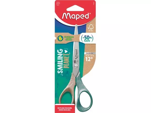 Een Schaar Maped Smiling Planet 16cm links koop je bij Supply Mij