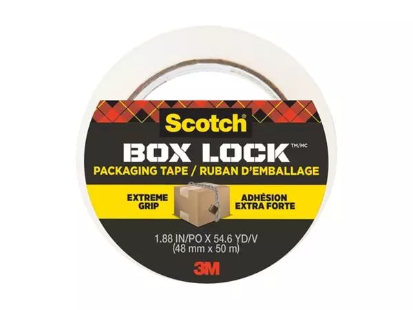 Een Verpakkingstape Scotch Box Lock 3950-EF 48mmx50m koop je bij Romijn Office Supply