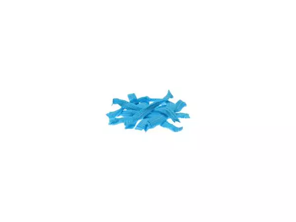 Een Haarnet CMT clip non-woven L 53cm PP blauw koop je bij Continu Kantoor