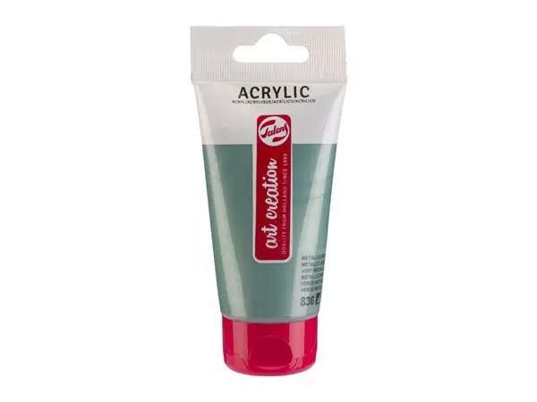 Acrylverf Talens Art Creation 836 metallicgroen tube à 75ml