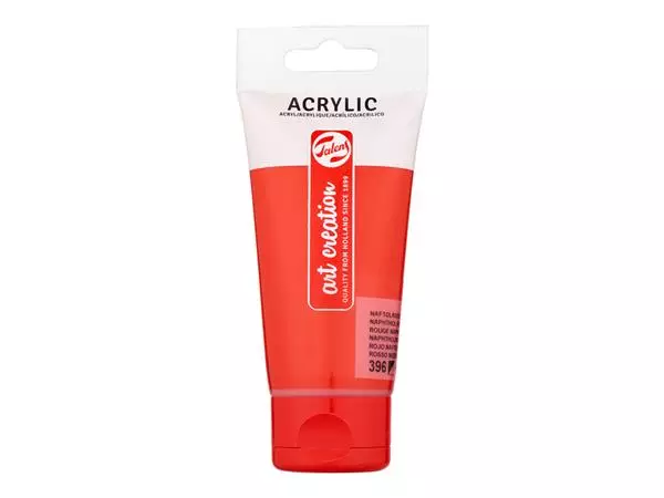 Acrylverf Talens Art Creation 396 naftolrood middel tube à 75ml