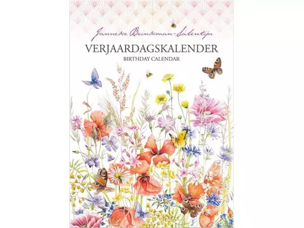 Een Verjaardagskalender Janneke Brinkman Klaprozen koop je bij Schellen Boek- en Kantoorboekhandel