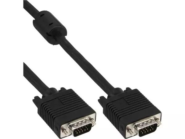 Een Kabel InLine S VGA 15HD M-M 2 meter zwart koop je bij WinkelVolWinkels