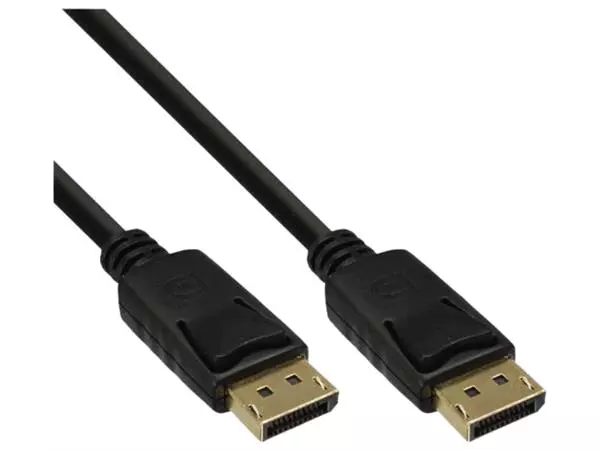 Een Kabel inLine displayport 4K60HZ M-M 3 meter zwart koop je bij Topkantoor Repro Creatief