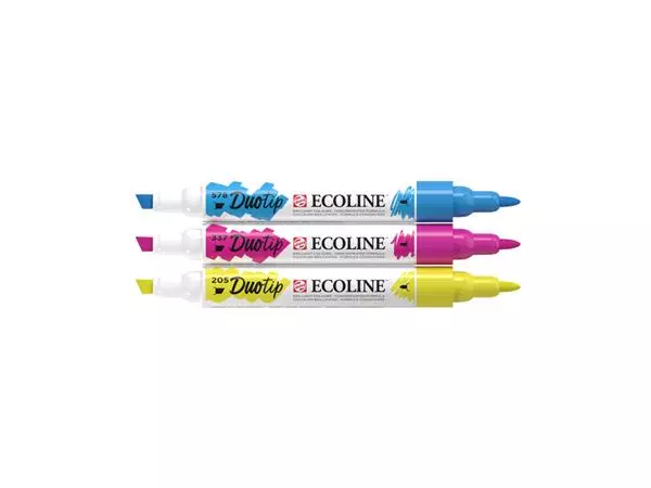 Een Duotip marker Ecoline primair set 3 kleuren koop je bij Sysdicom BV