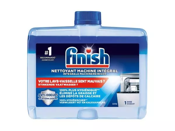 Een Vaatwasmachine reiniger Finish regular 250ml koop je bij All Office Kuipers BV