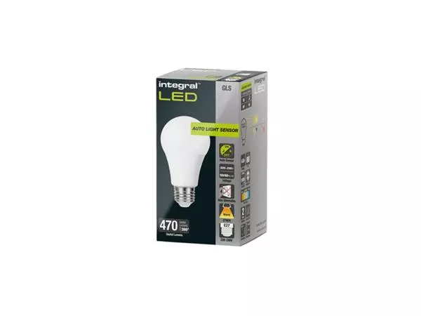Een Ledlamp Integral E27 2700K warm wit 4.8W 470lum koop je bij All Office Kuipers BV
