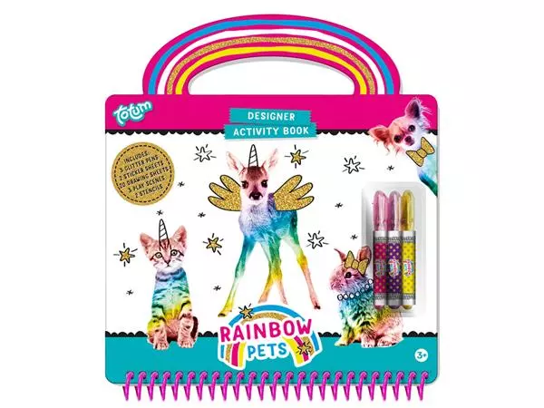 Activiteitenboek Totum Rainbow Pets designer