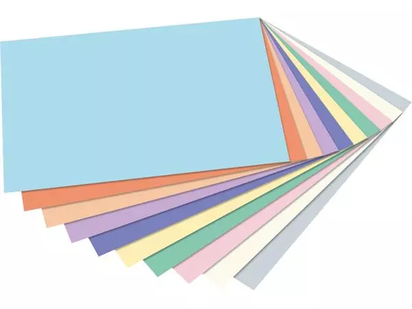 Een Knutselpapier Folia A4 100vel 10 pastelkleuren koop je bij De Rijk Kantoorshop