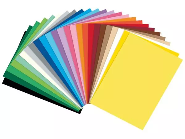 Een Knutselpapier Folia A4 100vel 25 kleuren koop je bij Kantorice office & business supplies