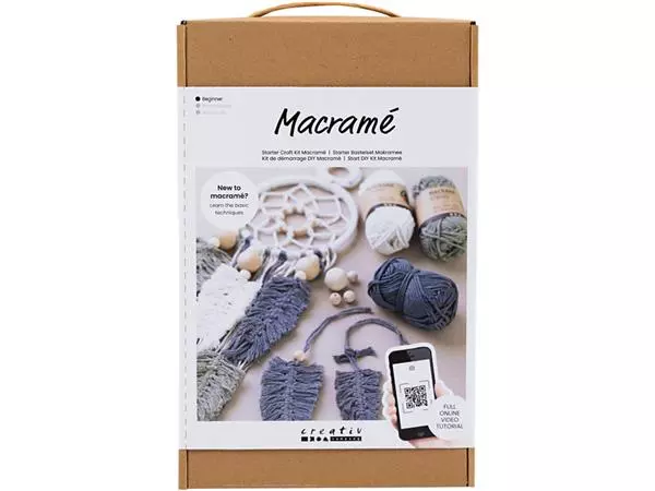 Een Macramé Creativ Company DIY 16-delig koop je bij De Rijk Kantoorshop