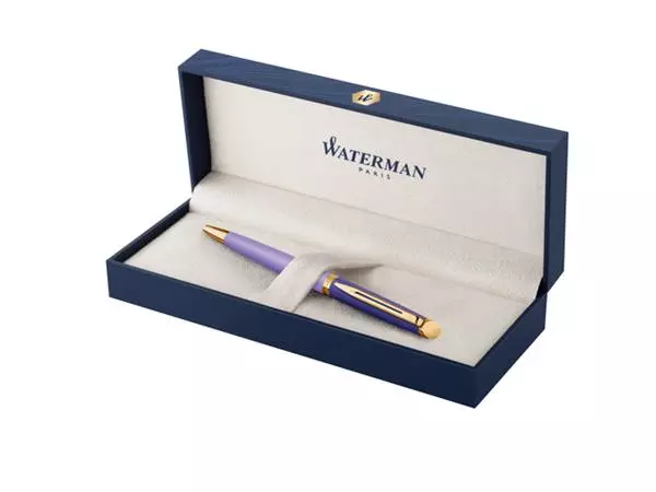 Een Balpen Waterman Hemisp Colour Block GT M paars koop je bij Egner kantoorspecialisten