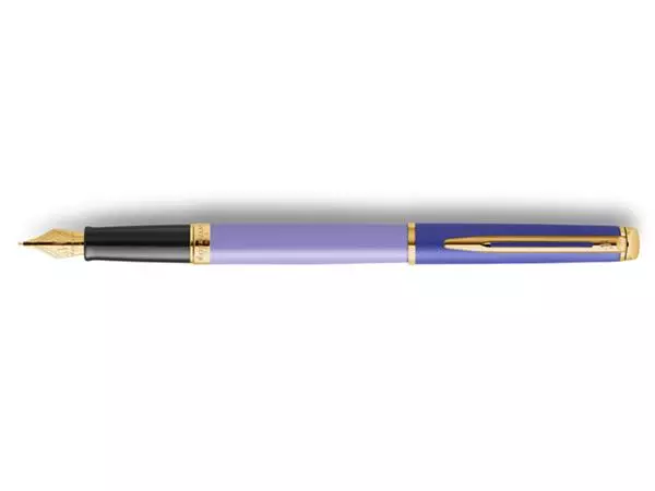 Een Vulpen Waterman Hémisphère Colour Blocking purple GT medium koop je bij Schellen Boek- en Kantoorboekhandel