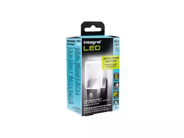 Een Led nachtlamp Integral 4000K koel wit 0.5W 7lumen koop je bij All Office Kuipers BV