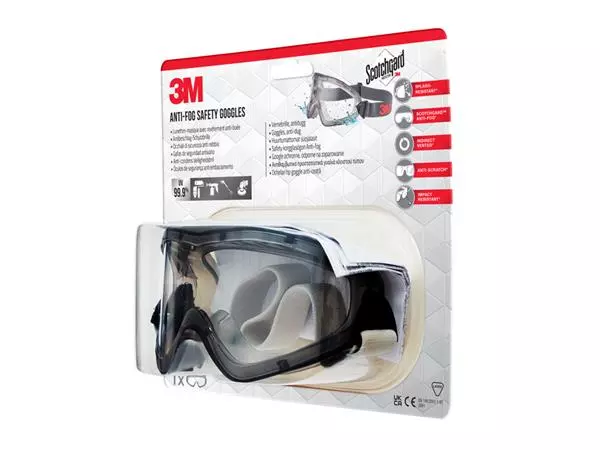 Een Ruimzichtbril 3M anti-fog Safety krasbestendig koop je bij QuickOffice BV