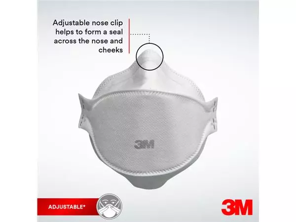 Een Masque anti-poussière 3M Aura FFP2 KN95 sans soupape 3 pièces koop je bij QuickOffice BV