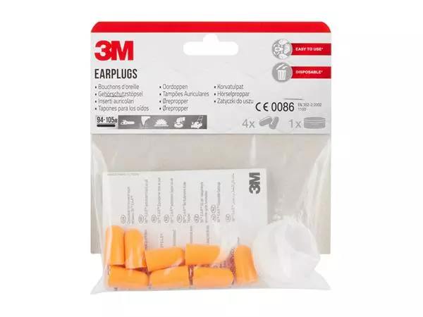 Een Oordoppen 3M verlaging geluidsniveau maximaal 37dB met opbergdoos 4 paar koop je bij Sysdicom BV