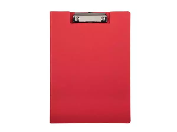 Een Porte-bloc à rabat MAULbalance A4 portrait carton renforcé dos 8mm rouge koop je bij QuickOffice BV