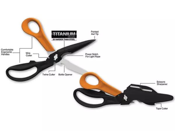 Een Schaar Fiskars 230mm Cuts and More Multi-tool koop je bij Continu Kantoor