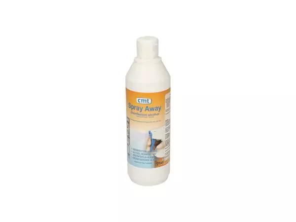 Een Desinfectie CMT Spray-Away alcohol 500ml exclusief verstuiver koop je bij Supply Mij