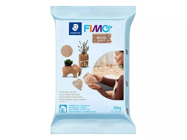 Een Boetseerklei Fimo Air 375gram houteffect koop je bij De Rijk Kantoorshop