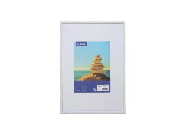 Een Fotolijst MAUL art 21x30cm kunststof frame wit koop je bij D. Sonneveld B.V.