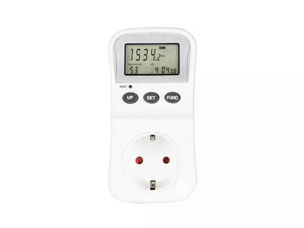 Buy your Energiekostenmeter Hama digitaal voor in stopcontact met lcd display, at QuickOffice BV