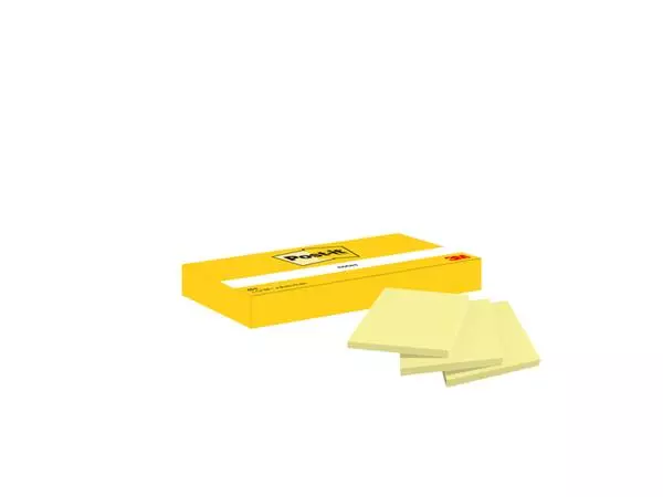 Een Memoblok Post-it 653 38x51mm geel koop je bij De Joma BV