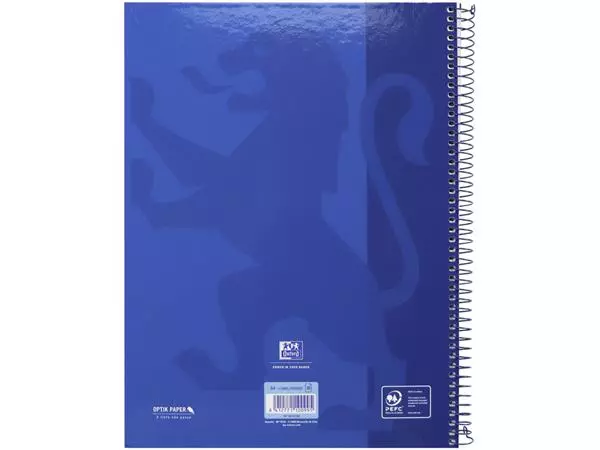 Een Notitieboek Oxford Classic Europeanbook A4+ 4-gaats lijn 80vel donkerblauw koop je bij Kantorice office & business supplies