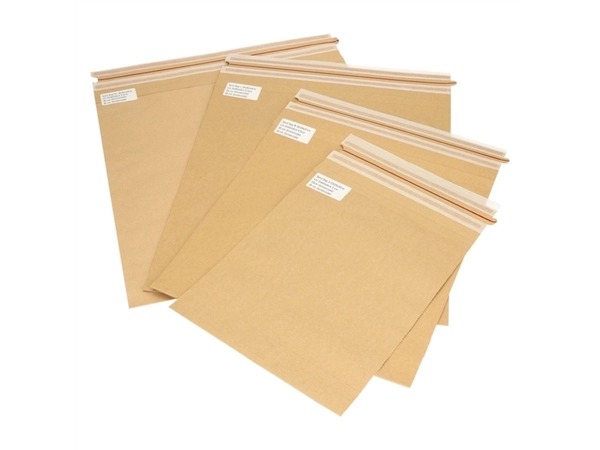 Een Sendbag verzendverpakking IEZZY 34/38 x 44 + 9,5cm bruin 200 stuks koop je bij Clippz! Office Supplies