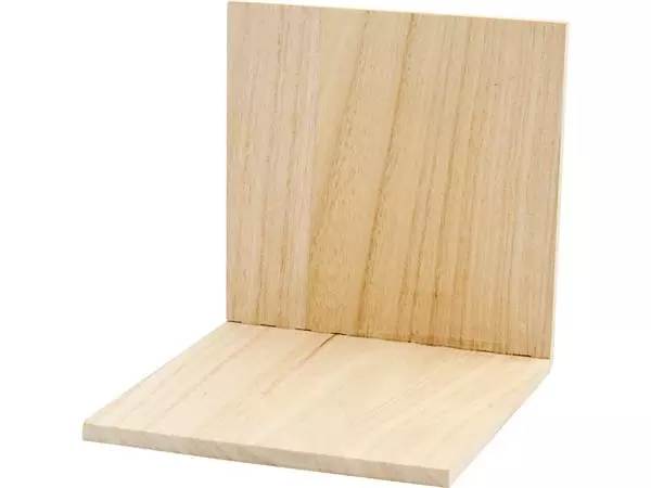 Boekensteun Creativ Company hout 15x15x15cm