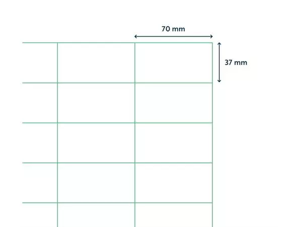 Een Etiket Qbasic A4 1.000 vel 70x37mm 24000 labels koop je bij De Rijk Kantoorshop