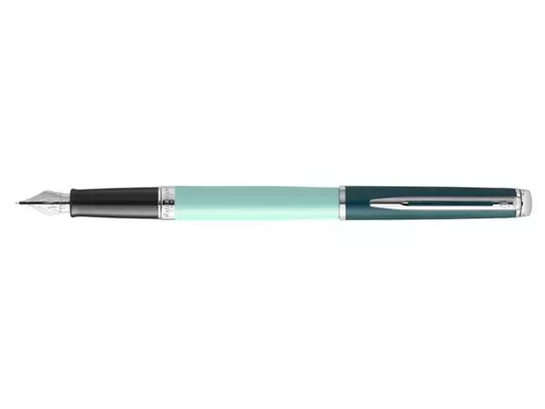 Een Vulpen Waterman Hémisphère Colour Blocking green CT fijn koop je bij De Rijk Kantoorshop