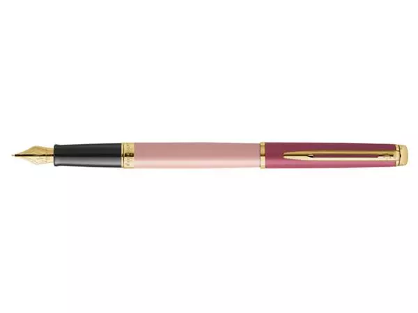 Een Vulpen Waterman Hémisphère Colour Blocking pink GT fijn koop je bij Kantoorboekhandel Van Atten