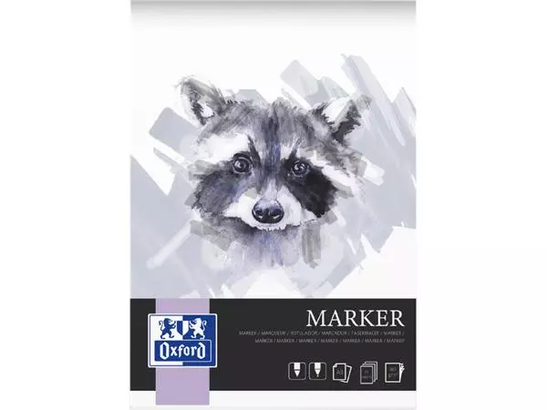 Een Tekenblok Oxford Marker A3 15 vel 180 gram koop je bij Clippz! Office Supplies