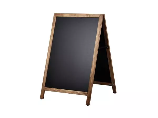 Een Krijt stoepbord Europel 660x1040mm DELUX natuur koop je bij Draais.com