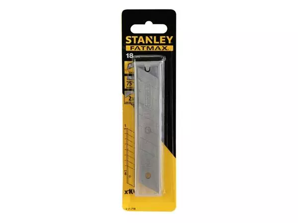 Een Afbreekmes Stanley FATMAX Reserve 18mm (10 stuks) koop je bij Quality Office Supplies