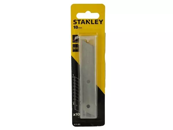 Een Afbreekmesjes Stanley 18mm 10 stuks koop je bij Sysdicom BV