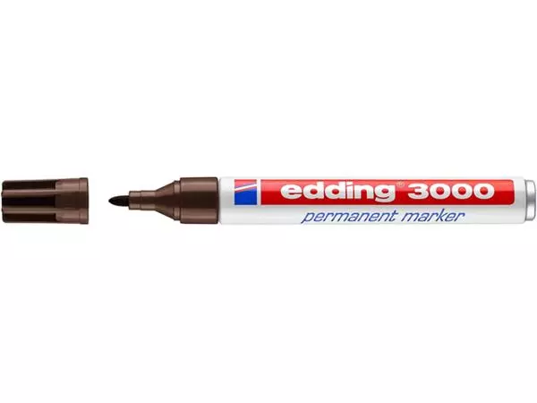 Een Viltstift edding 3000 rond 1.5-3mm donkerbruin koop je bij Topkantoor Repro Creatief