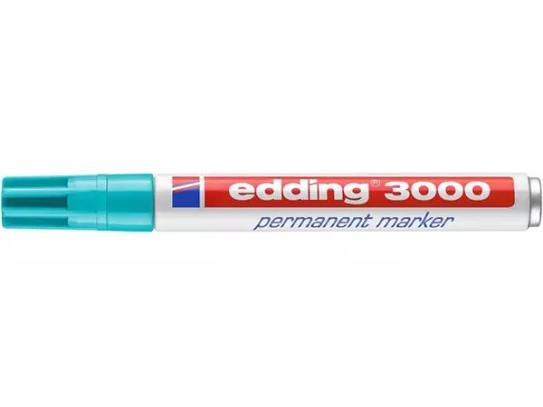 Een Viltstift edding 3000 rond 1.5-3mm turquoise koop je bij All Office Kuipers BV