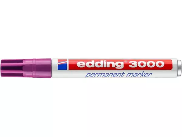 Een Viltstift edding 3000 rond 1.5-3mm rood violet koop je bij Topkantoor Repro Creatief