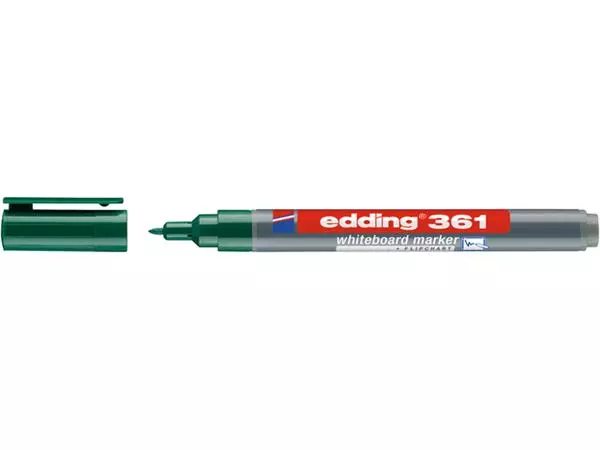 Een Viltstift edding 361 whiteboard rond 1mm groen koop je bij Deska Alles voor Kantoor