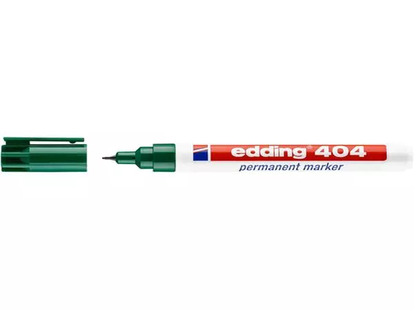 Een Viltstift edding 404 rond 0.75mm groen koop je bij Supply Mij